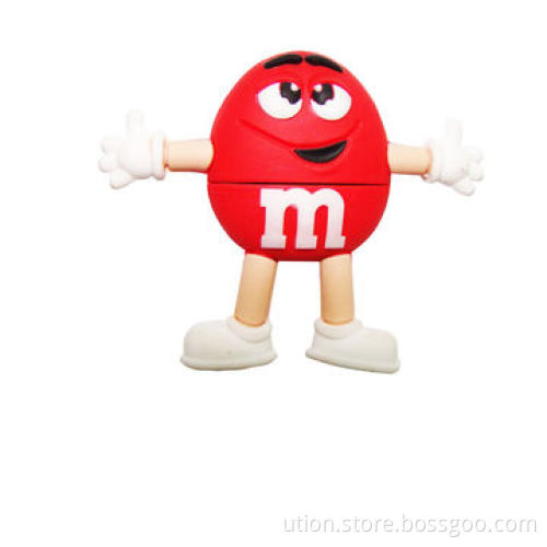 Promotional PVC Cartoon USB Flash Drive, from 1GB to 32GB